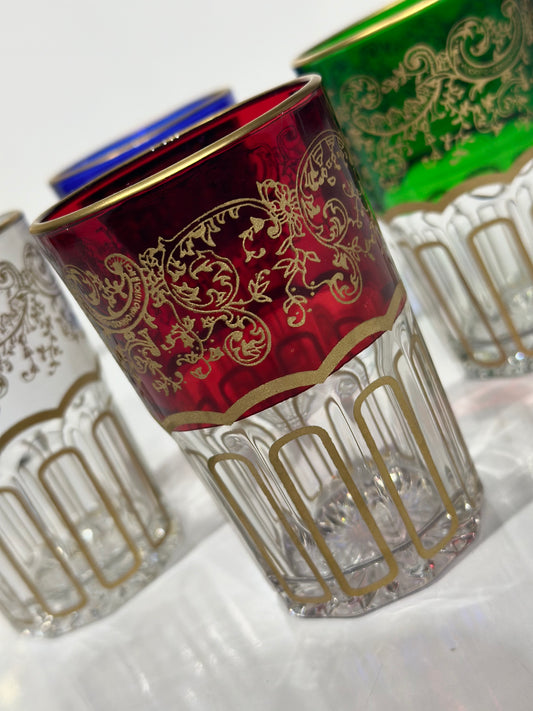 Lot de 12 Verres à Thé – Modèle Bellar Colorés