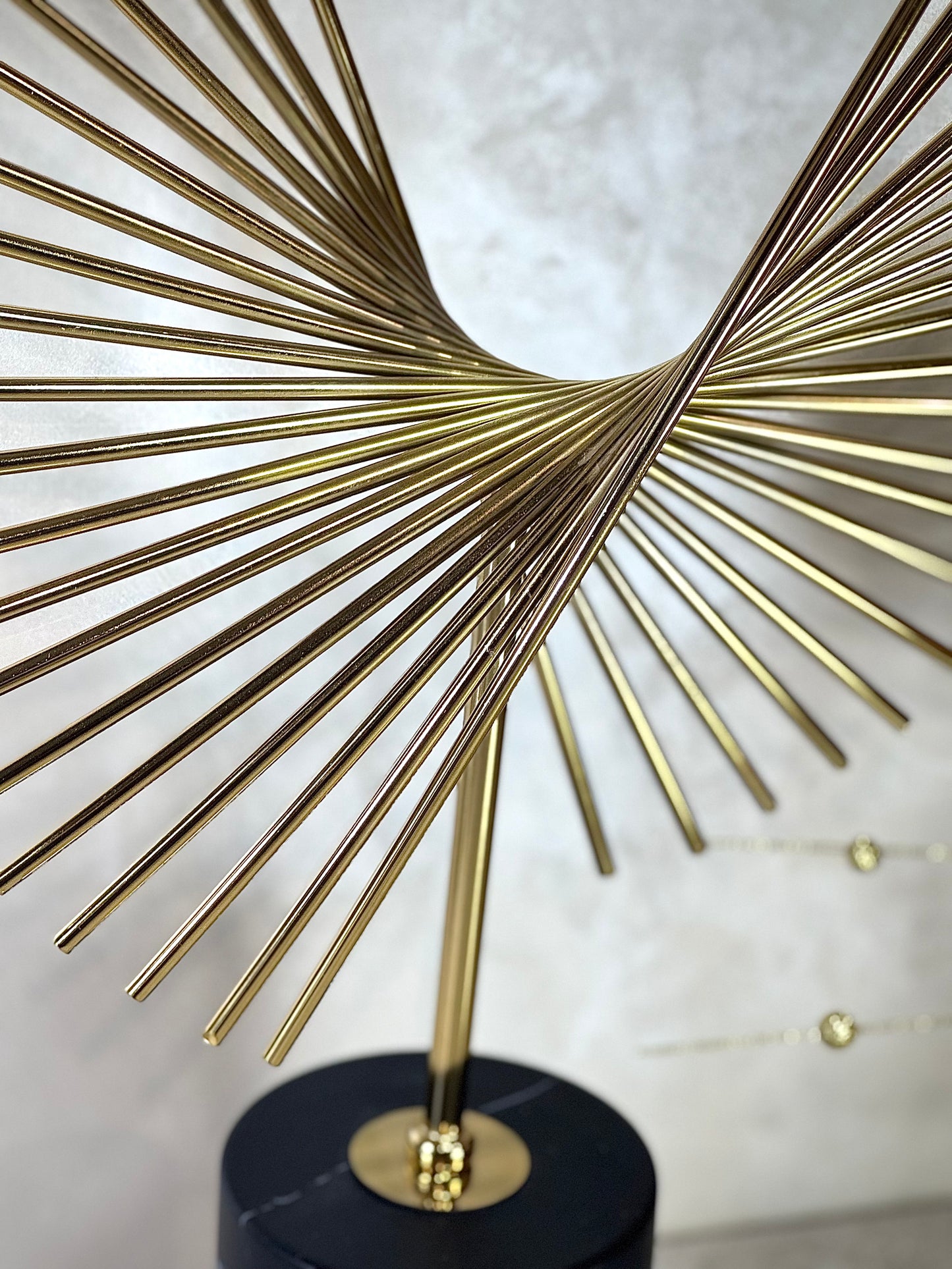 Éventail Doré Déco