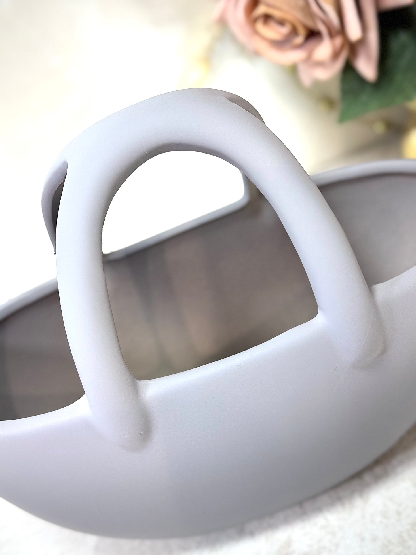 Vase sac gris