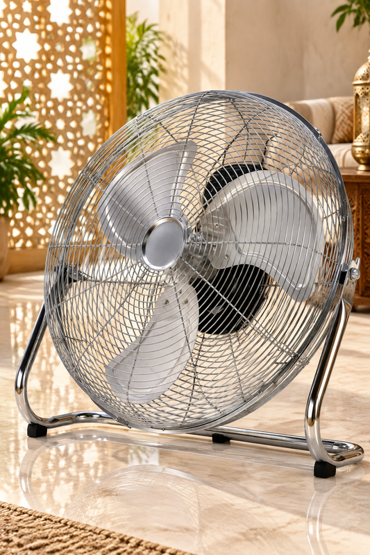 Ventilateur sur pied en acier inoxydable – puissance et durabilité réunies