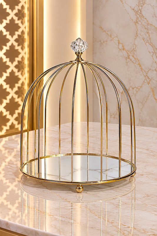 Présentoir cage élégant – Sublimez vos douceurs avec raffinement