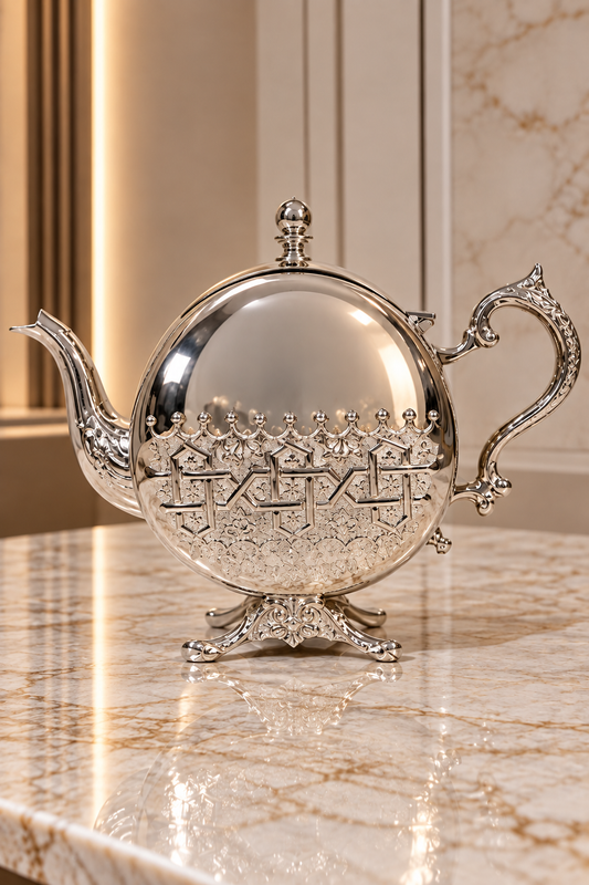 Théière de collection en argent – Artisanat et tradition