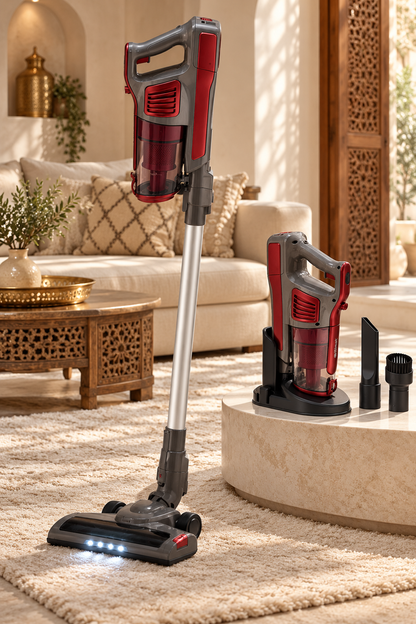 Aspirateur Balai Sans Fil 4-en-1 Rechargeable ITIMAT – Avec Accessoires et Support de Rangement