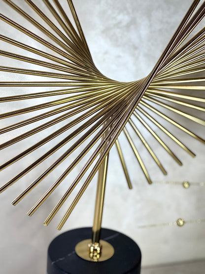 Éventail Doré Déco