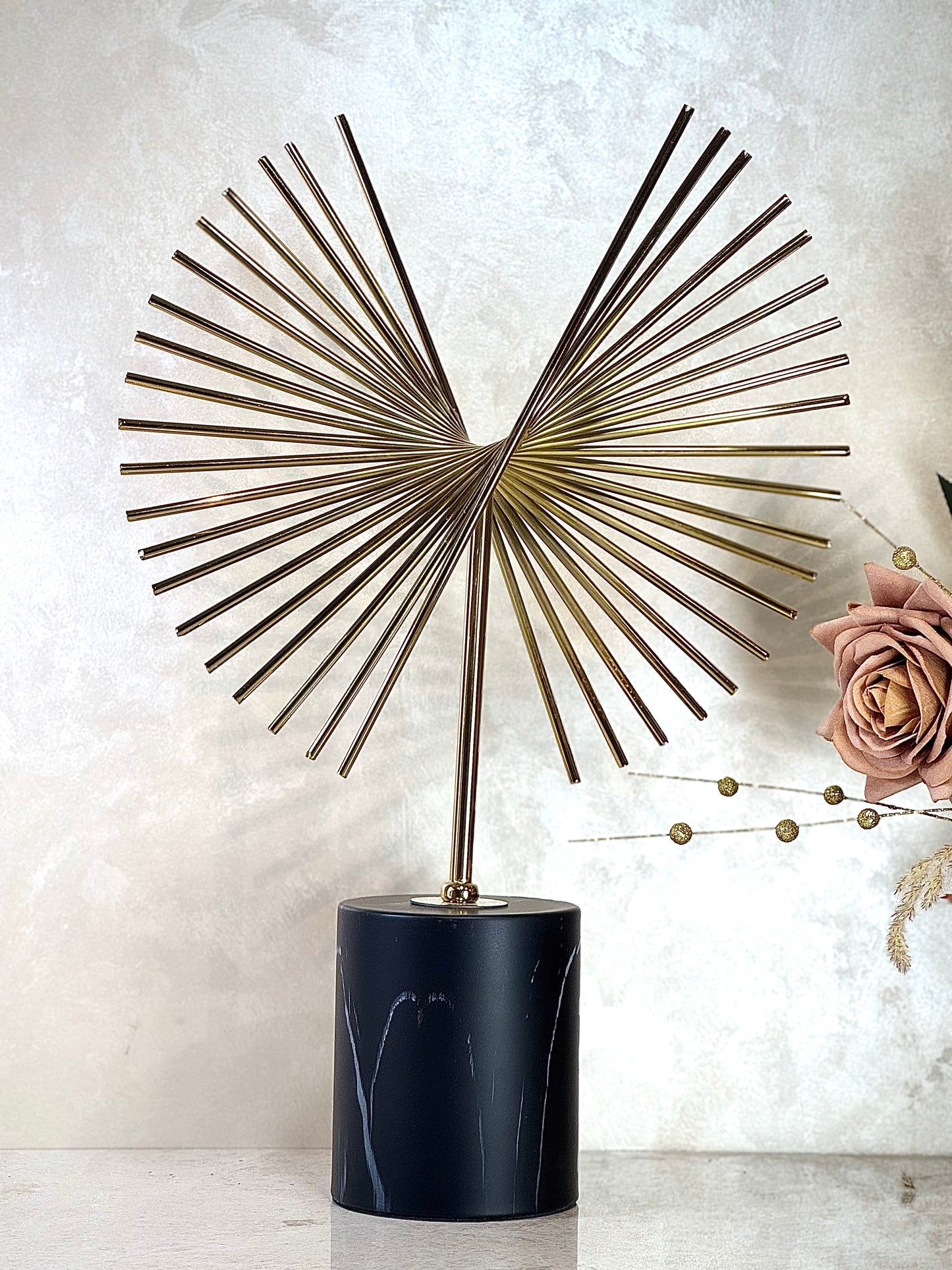 Éventail Doré Déco