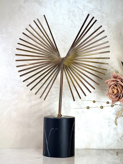 Éventail Doré Déco