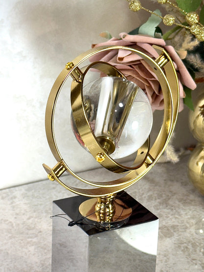 Sphère Orbitale Dorée
