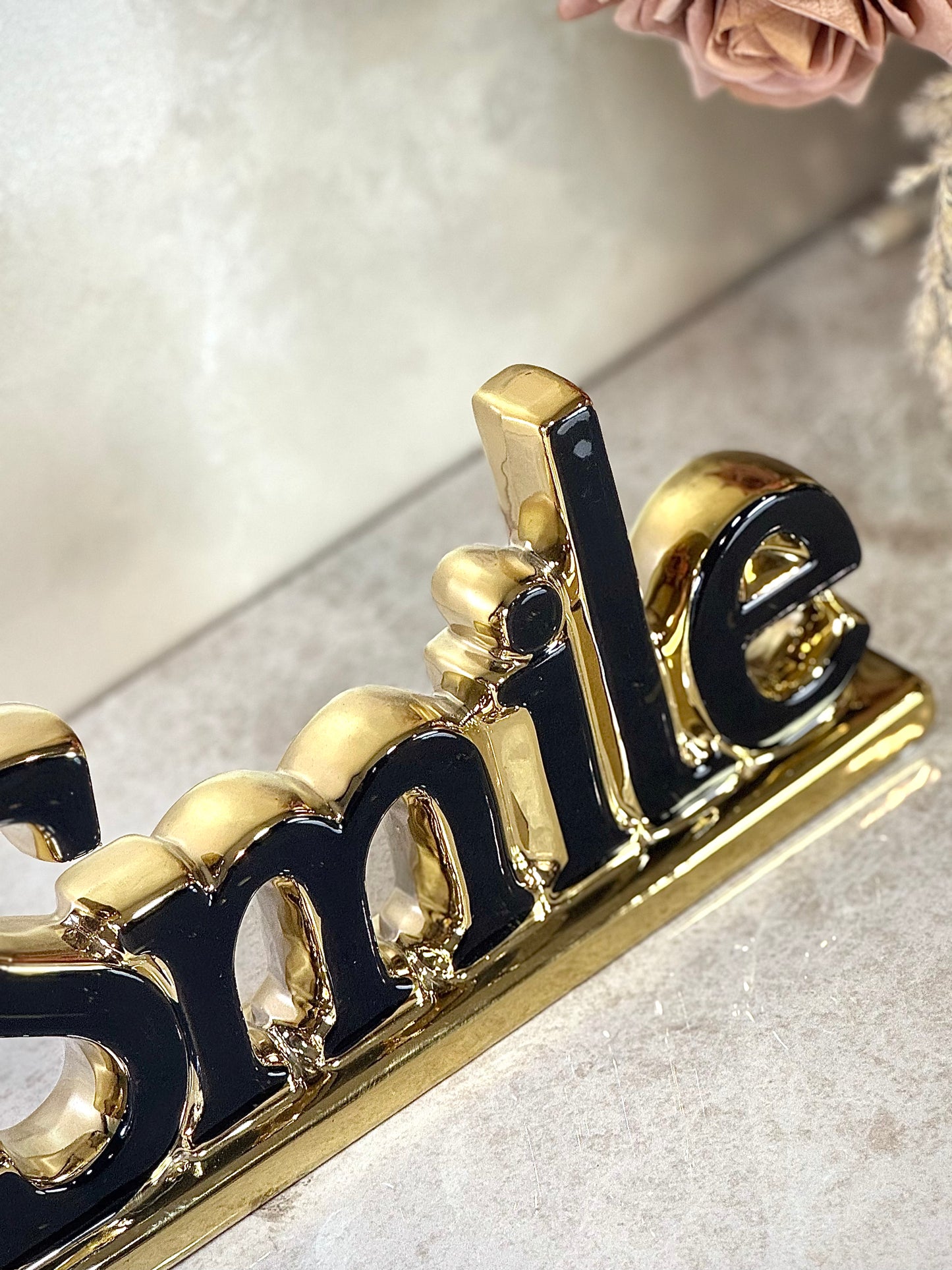 Déco "SMILE" – La Joie en Un Mot