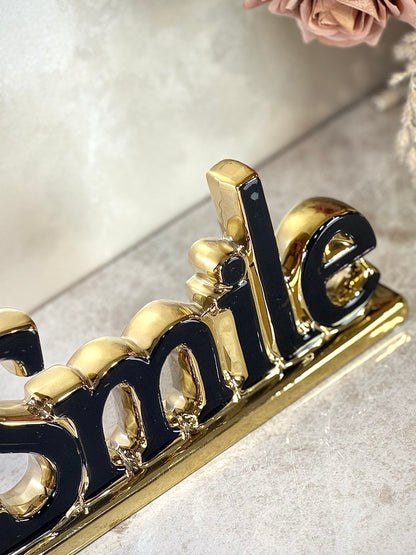 Déco "SMILE" – La Joie en Un Mot