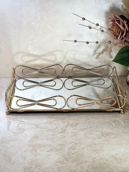 Plateau Chic Doré