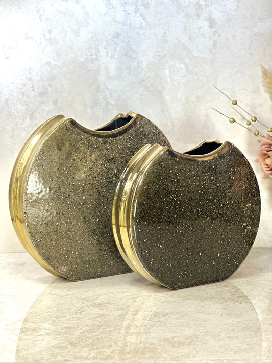 Duo de Vases Galets – Design Nature & Éléganc