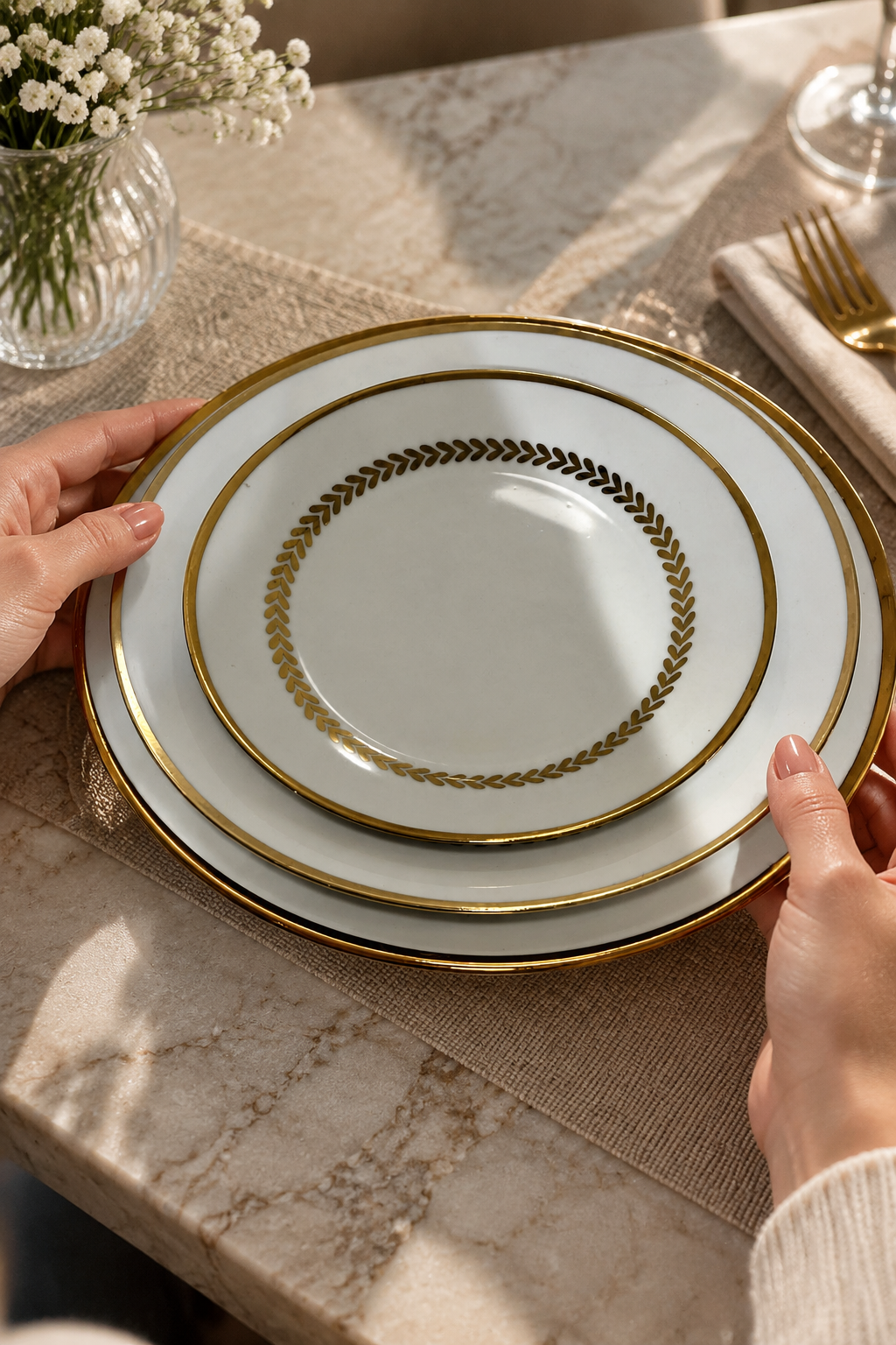 Service de Table 36 Pièces – Élégance Raffinée & Qualité Supérieure