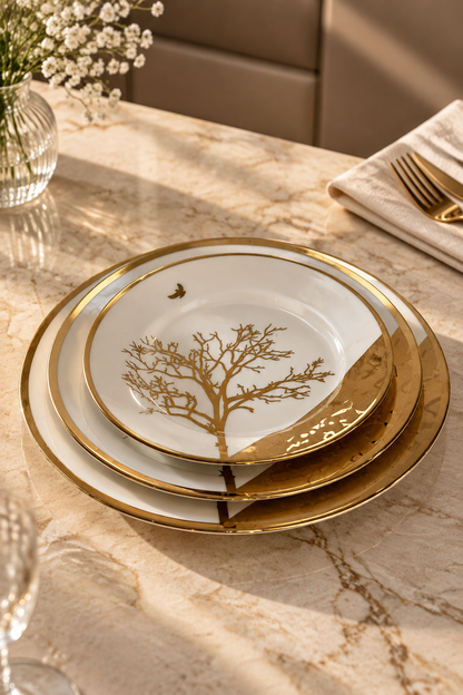 Service de Table Prestige 36 Pièces – Qualité Supérieure & Élégance Sublime