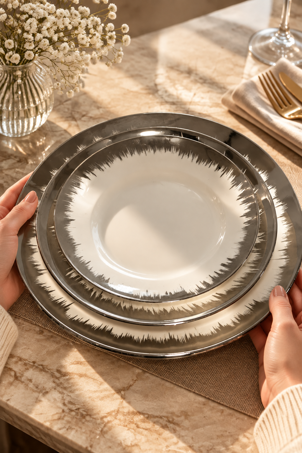 Service de Table Premium 36 Pièces – Une Touche d’Élégance à Chaque Repas