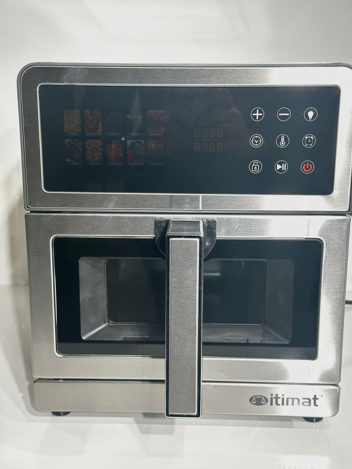 Air Fryer Itimat 10 Litres avec Écran Tactile Couleur et Porte Transparente – Cuisson Saine et Parfaite