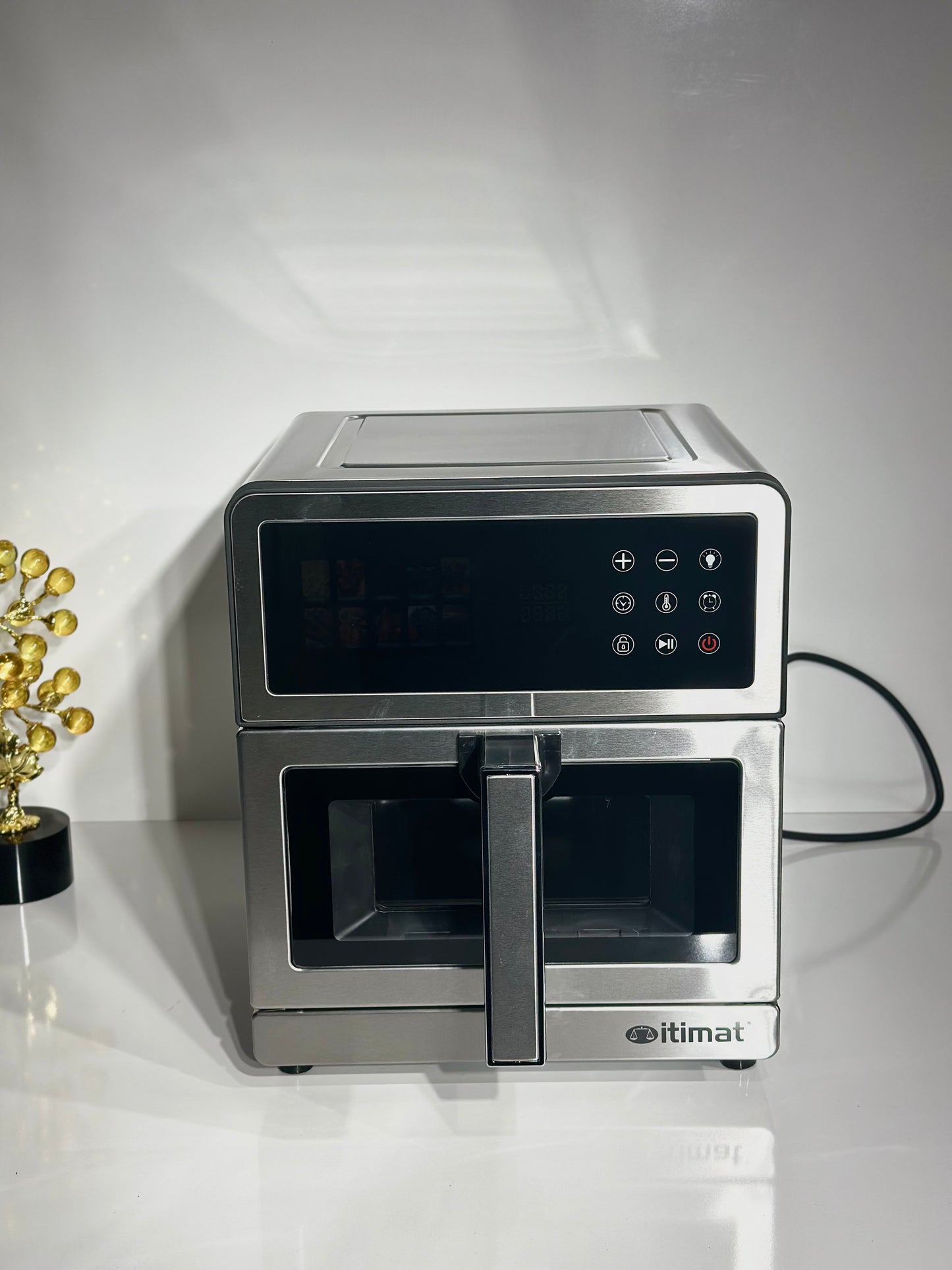 Air Fryer Itimat 10 Litres avec Écran Tactile Couleur et Porte Transparente – Cuisson Saine et Parfaite